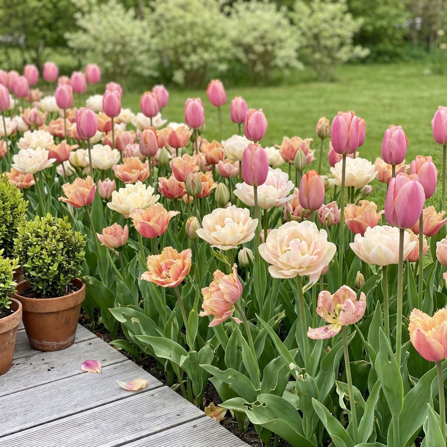 Fertigbeet 'Apricot Lace' (1 m²)